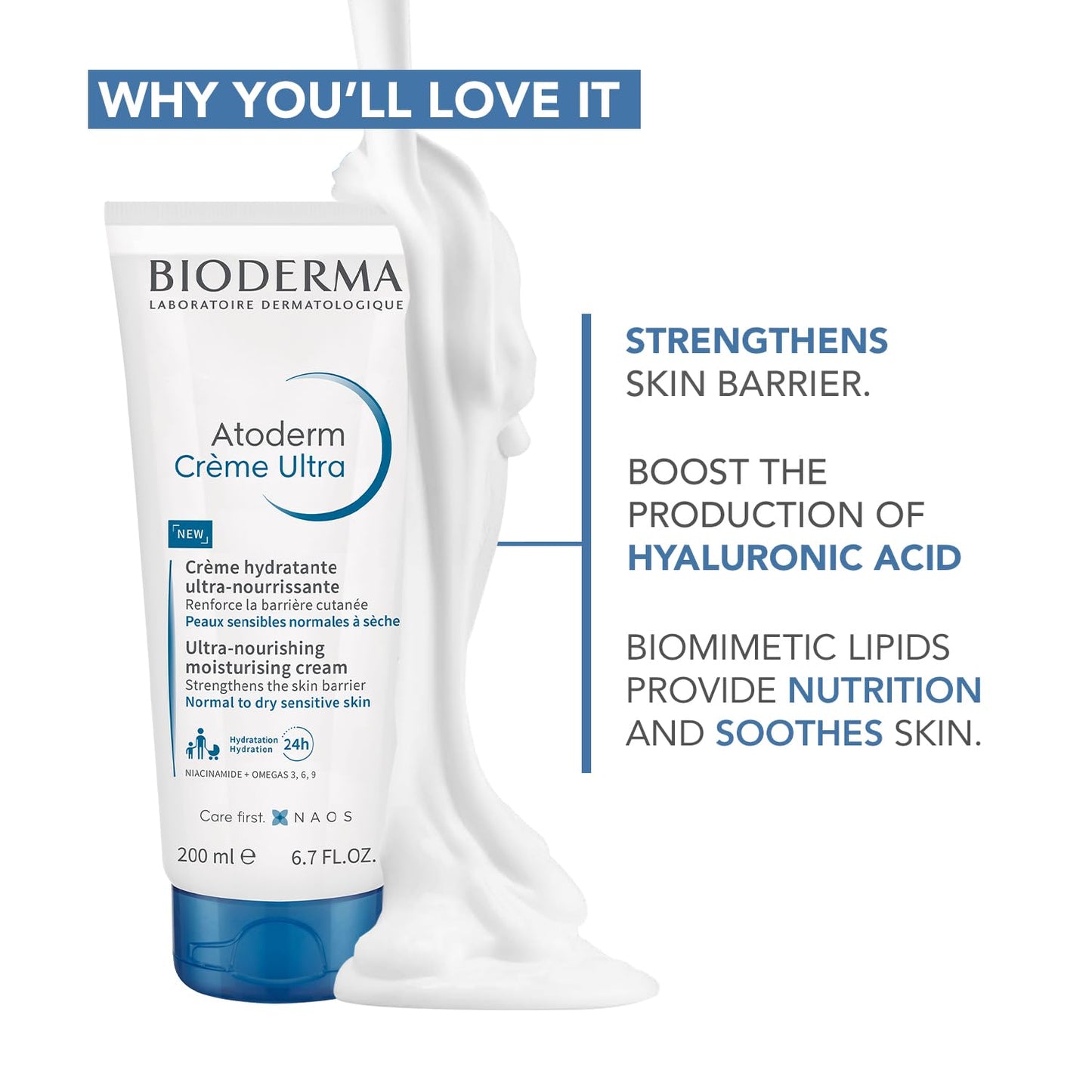 Bioderma Atoderm Creme Ultra-Nourishing - Moisturizer - 200 ml