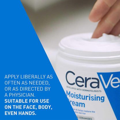 CeraVe Moisturizing Cream For Dry To Very Dry Skin (454g)