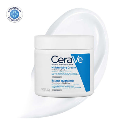 CeraVe Moisturizing Cream For Dry To Very Dry Skin (454g)